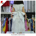 JannyBB white flower lace for toddler dress